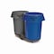 Rubbermaid Commercial Tandem Dolly, Two-Container, 300 lb Capacity, 20.25w x 45d x 8h, Black FG264600BLA - alternate 5